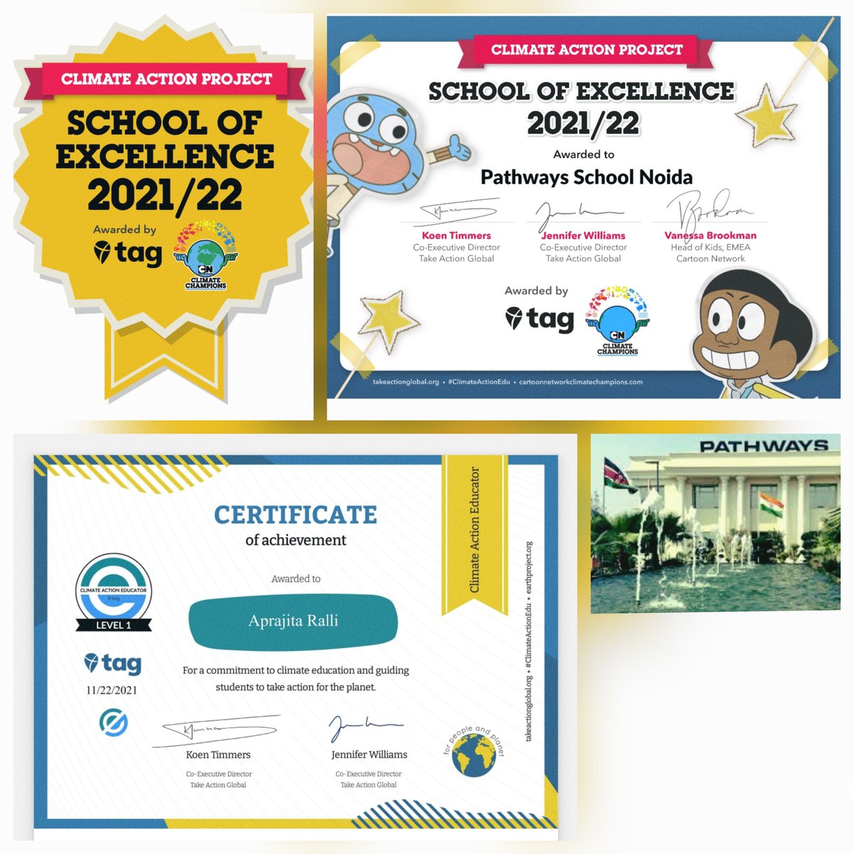 🎉🥳💥so thrilled! I have earned my Climate Action Educator Level 1 credential🎓.
🙏Thank you so much for this amazing opportunities that make learning more exciting and rewarding.💚
<a href="/JenWilliamsEdu/">Jennifer Williams</a> 💐 <a href="/zelfstudie/">koentimmers</a> 🌻
@climateactionedu
#ClimateActionP
#SDGs #MIEExpert <a href="/ApraRalli/">@of teaching& learning.</a>