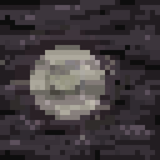ProphetPixel's tweet image. The moon on a misty night for #pixel_dailies @Pixel_Dailies #pixelart