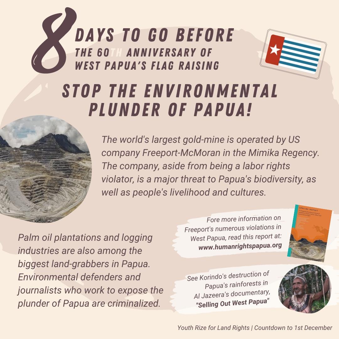 SMandabayan's tweet photo. 01 Desember 2021
8 Hari Lagi Hari Pengibaran Bendera Papua Barat
#MorningStarIsMyFlag π¨πΊ
#FNMPP
#FreeWestPapua https://t.co/lWsGqq6k5Y