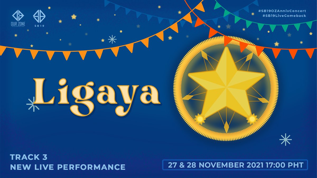 SB19Official's tweet photo. [D-4]

🔓 Watch #SB19 perform their newest song 'Ligaya' at both shows of Our Zone! 🌟

🎟 We hope to see you there, A'TIN! Tickets are available at https://t.co/iKcdavYjQp or at https://t.co/AL1037qGAA 💙

FOUR DAYS TO OUR ZONE
#SB19OZAnnivConcert #SB19LiveComeback https://t.co/JKv9baXs88