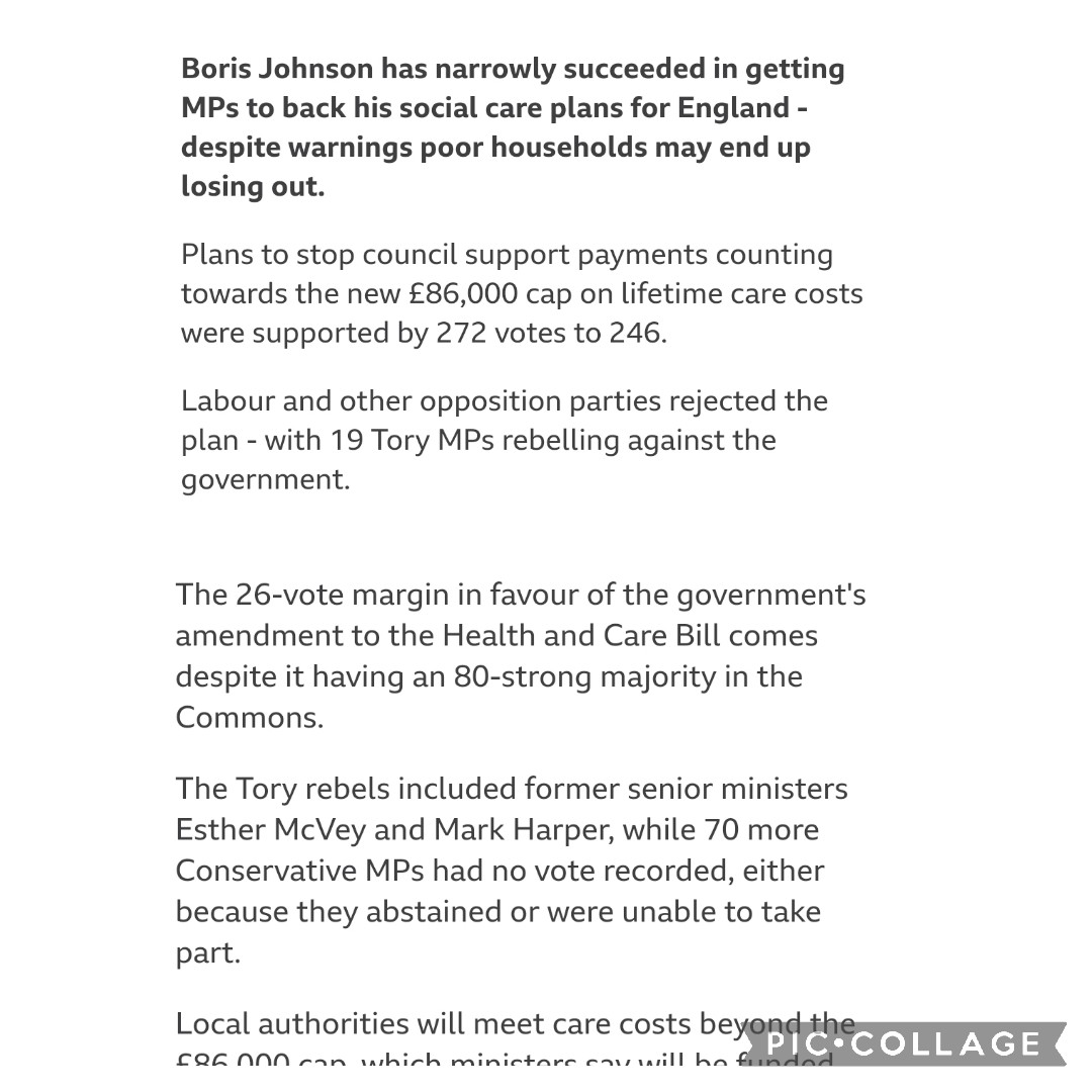 LGS_Politics's tweet photo. Y12 - Health and Care Bill passed last night...but only just. 19 Tories rebelled and others didn't turn up leaving the govt with a majority of just 26. No one other than Tories voted for it. Useful for parties, Parliament, democracy and PM power. https://t.co/Fs7JWwkMmV