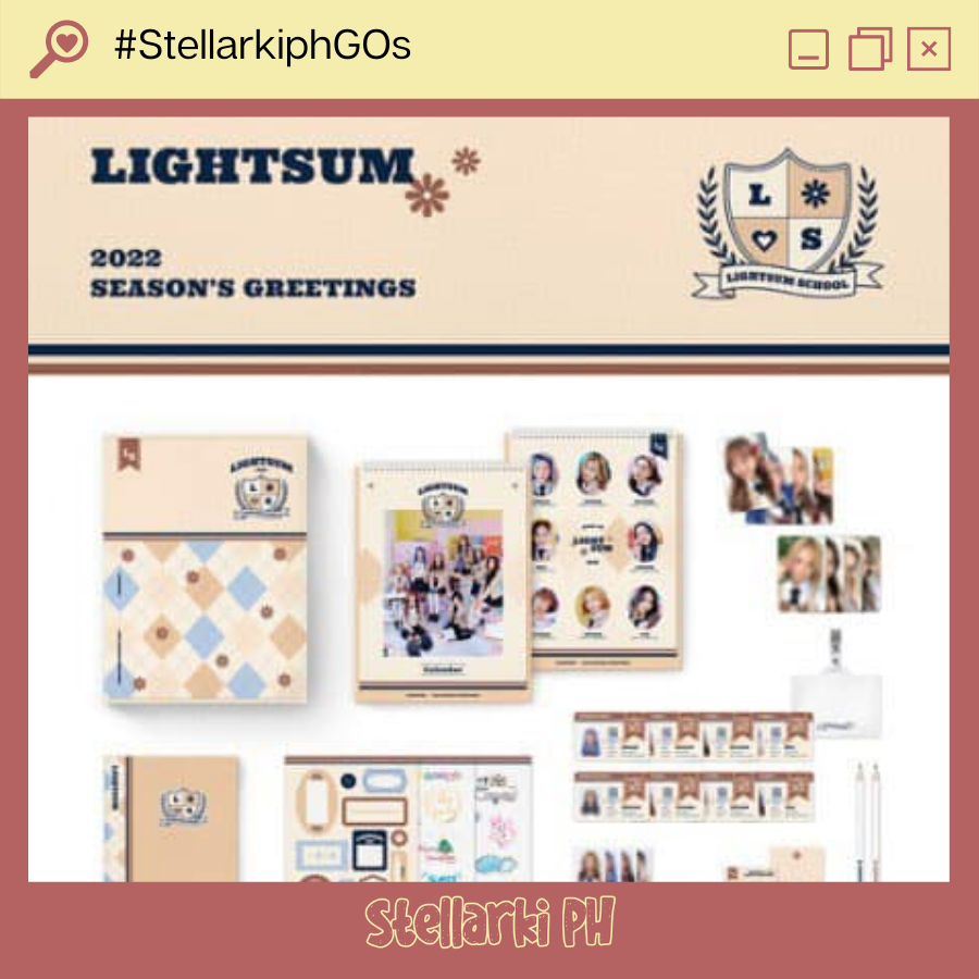 stellarki_ph's tweet photo. [ PH GO PREORDER ] #StellarkiphGOs

☁ LIGHTSUM 2022 Season's Greetings
💸 Soundwave P2100w/ random selfie pc (all in) + LSF
📅 DOO&amp;DOP 12.10
🕒 Normal ETA

• We accept 80% DP for all items
• Albums are counted in HANTEO &amp; GAON charts
• with FREEBIES from our shop

DM me! 🛒 https://t.co/hCsQYNUvhS