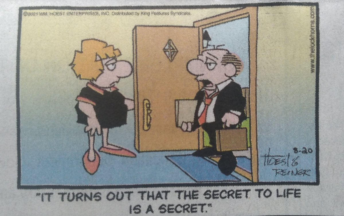 dibyangshu__k's tweet photo. That's it!
#lifequotes #cartoon #lockhorns
#comicstrip https://t.co/j9DxRW3ZoL
