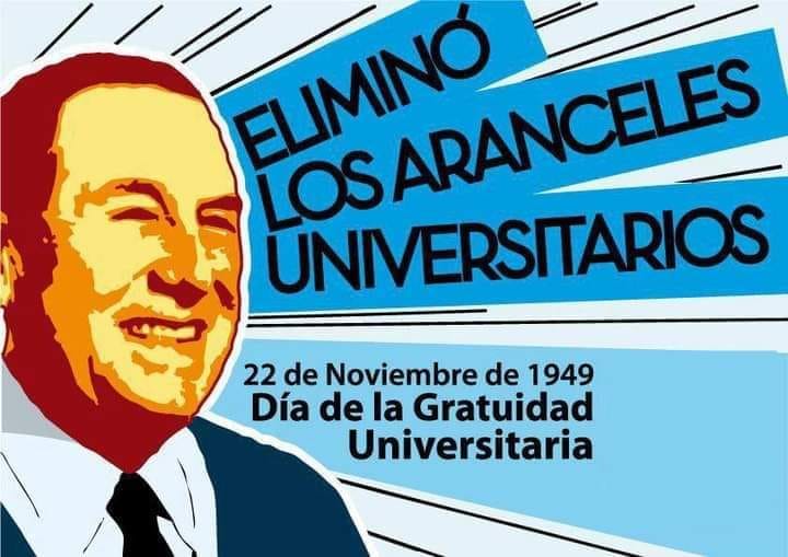 ElDescamisado_'s tweet photo. "La conquista más grande fue que la Universidad se llenó de hijos de obreros, donde antes estaba solamente admitido el oligarca". (Juan Domingo Perón) https://t.co/57ImQdKjFk