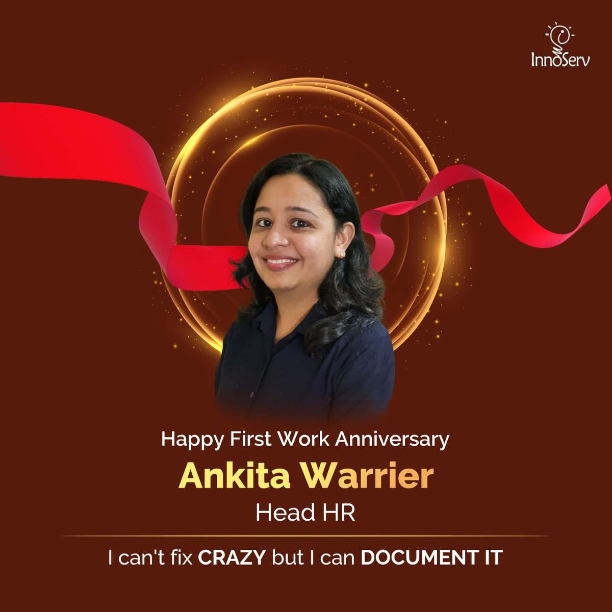 InnoServSol's tweet photo. Your contributions to the company are greatly valued, & you are an important member of this team.
You have inspired us with your hard work & positive attitude in just a year. #InnoServDigital wishes you the best of luck in your future endeavors.
#WorkAnniversary #HR #InnoServ https://t.co/SczOgESmUU