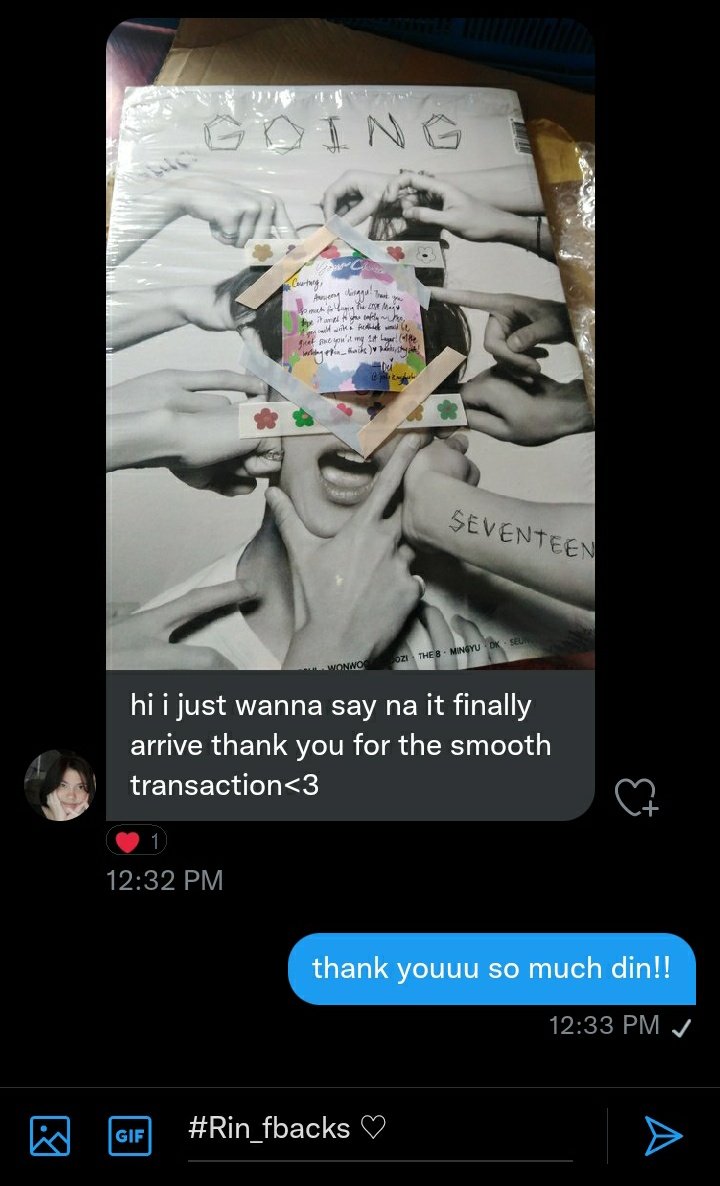 jakeismybubu's tweet photo. ㅡ #Rin_fbacks
my 1st successful transaction here on my acc!! ♡ https://t.co/C76K12fAK1