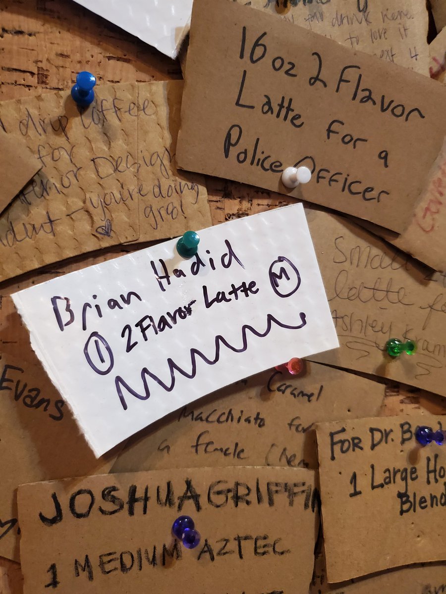 DougRogers77's tweet photo. @brianhadad I saw your name at @SBCoffeehouse https://t.co/H82vzvRrE6