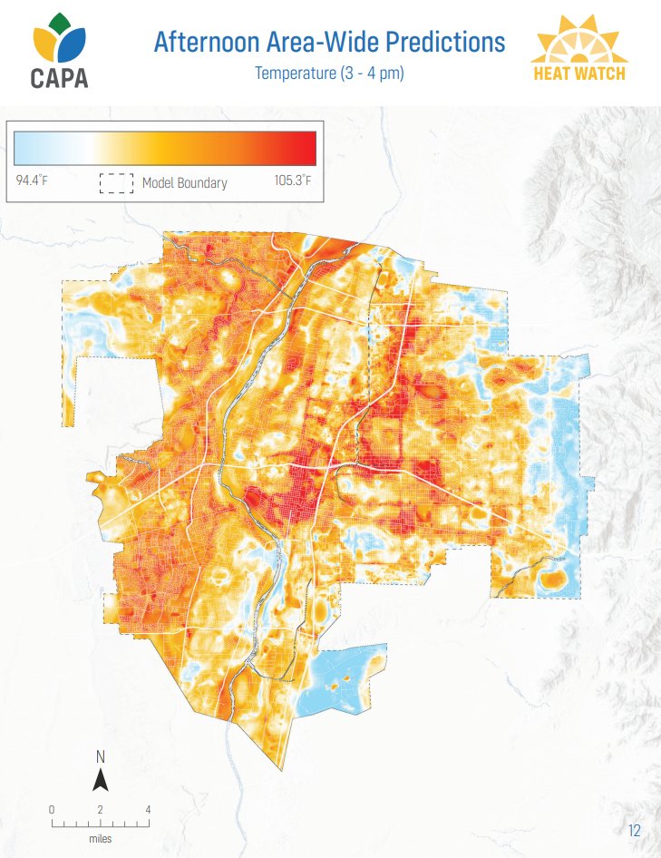 granttosterudwx's tweet photo. ABQ released the results of a summer study tracking the urban heat island effect in the metro. The project shows temperature differences as high as 17° in some areas with the hottest temps downtown and in neighborhoods next to highways.
Full report: https://t.co/JIenor308D https://t.co/OOJcRQxVnQ