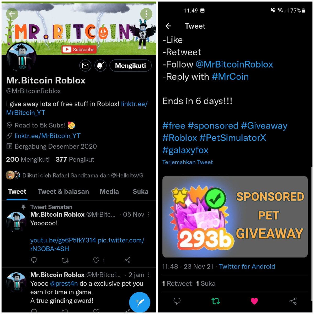digitomal's tweet photo. @ImagesThatWierd @MrBitcoinRoblox #MrCoin https://t.co/Ledvv1crAQ