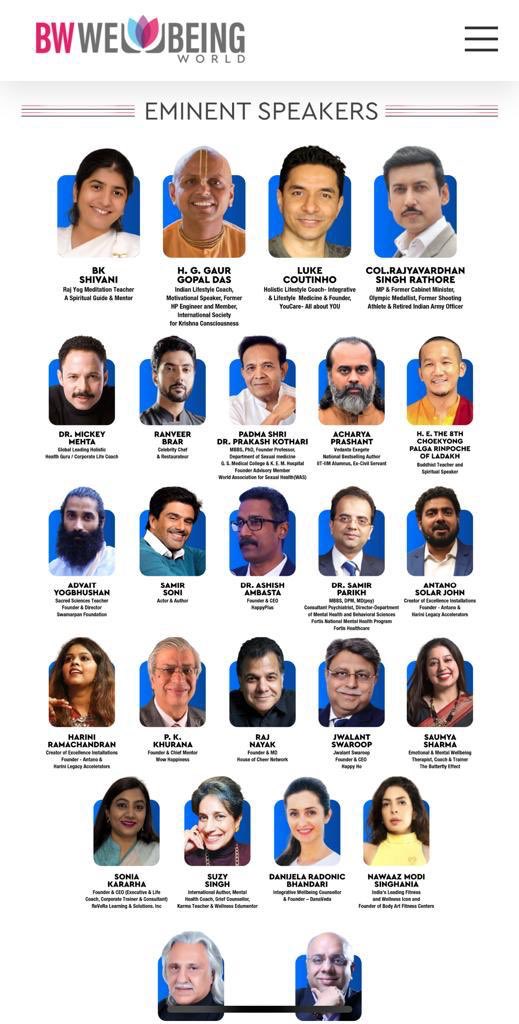 happynessdotme's tweet photo. BW The Festival of Well Being 26th November 2021, The Imperial New Delhi. @BWBusinessworld https://t.co/qZO1cYOWXP