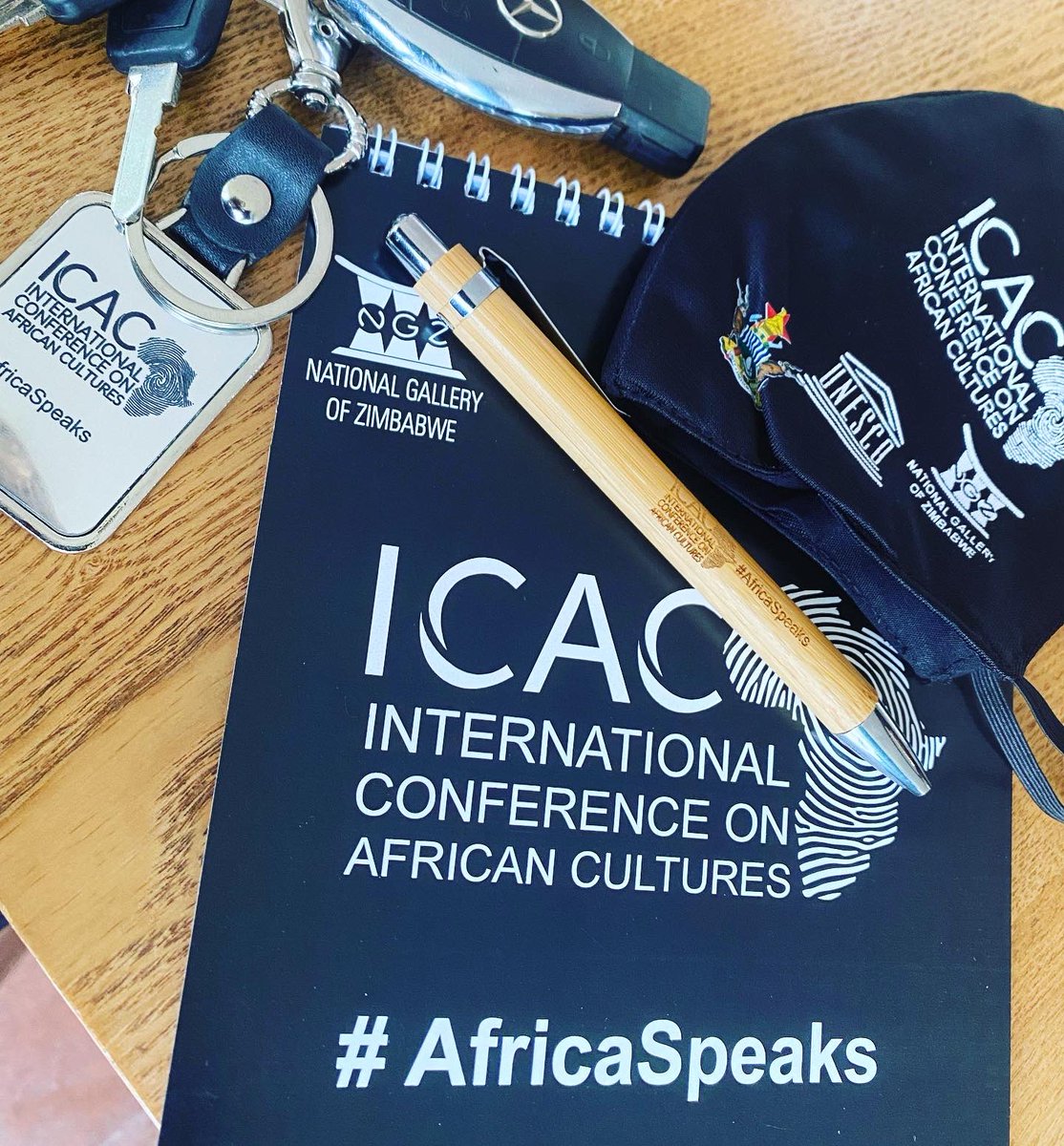 HopeMasike's tweet photo. This week!
The International Conference on African Cultures is happening in #harare Stay tuned!
#africaspeaks #restitutionnow #repatriationnow @BYOgallery @namaszim https://t.co/8UGwf3BjnH