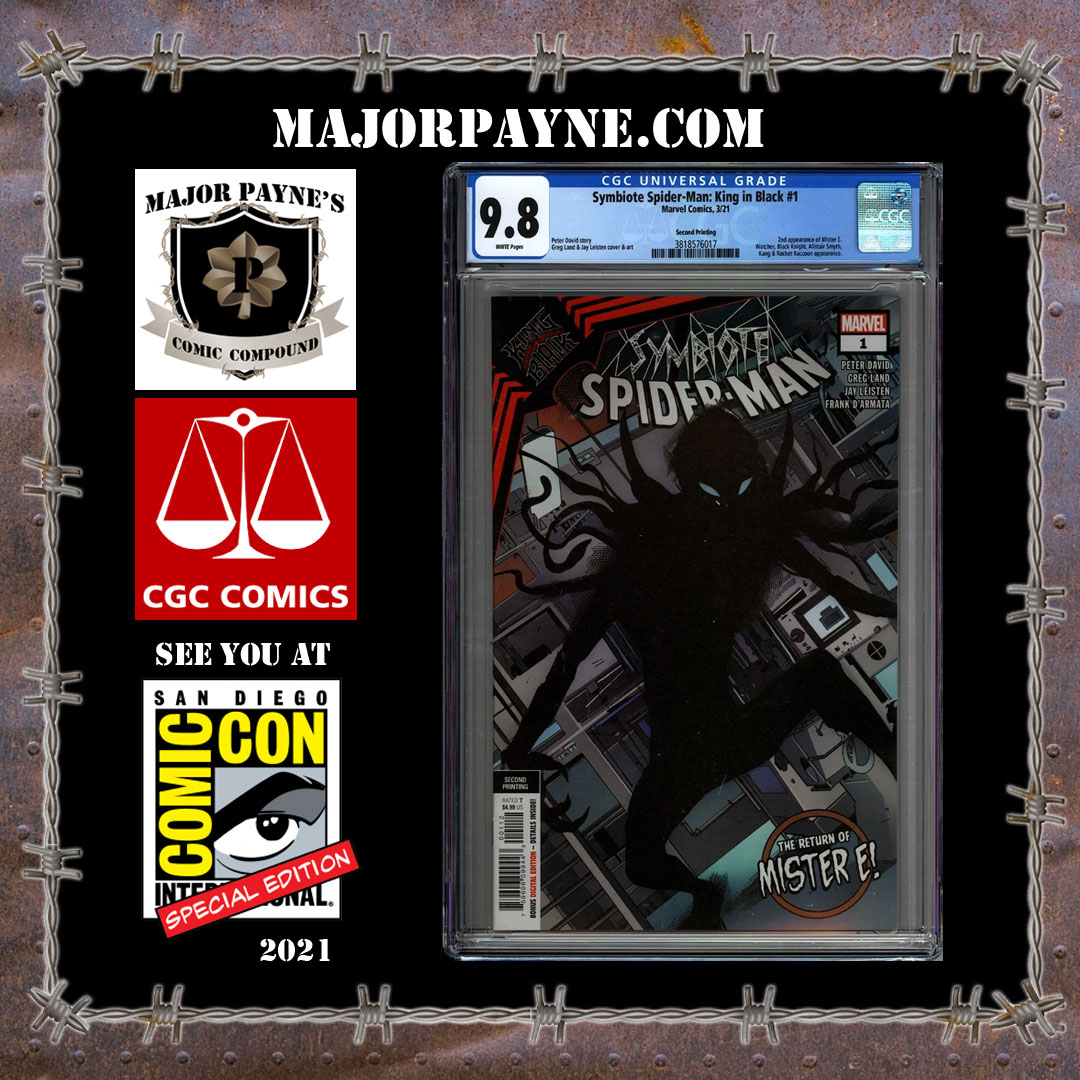 majorpaynecc's tweet photo. Symbiote Spider-Man: King in Black #1 CGC 9.8 2nd Print
$50.00

Symbiote Spider-Man: King in Black #1 CGC 9.8 2nd Print Knull, the KING IN BLACK, has set his sights on Earth - but as avid Marvelites already know, his hand has been at ...
#Marvel #Comics #comicbooks #SDCC #CGC https://t.co/y1SzORMcEE