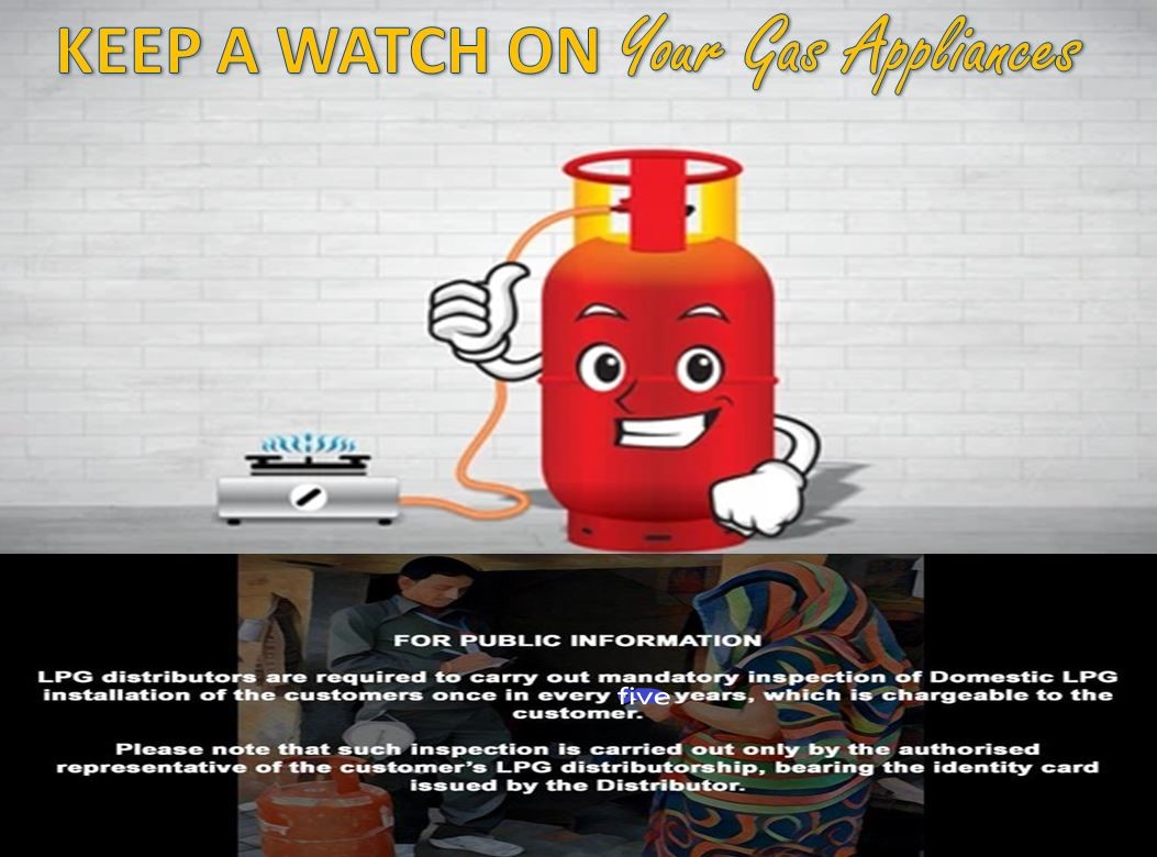 IOC_LPG_PatnaAO's tweet photo. You must insist on a mandatory inspection of their LPG installation once in 5 years by the trained mechanic. This service is available on payment of the approved requisite charges and will help in safe up keep of the domestic LPG installation.
#Indane#Safety https://t.co/vBhdRJScKl