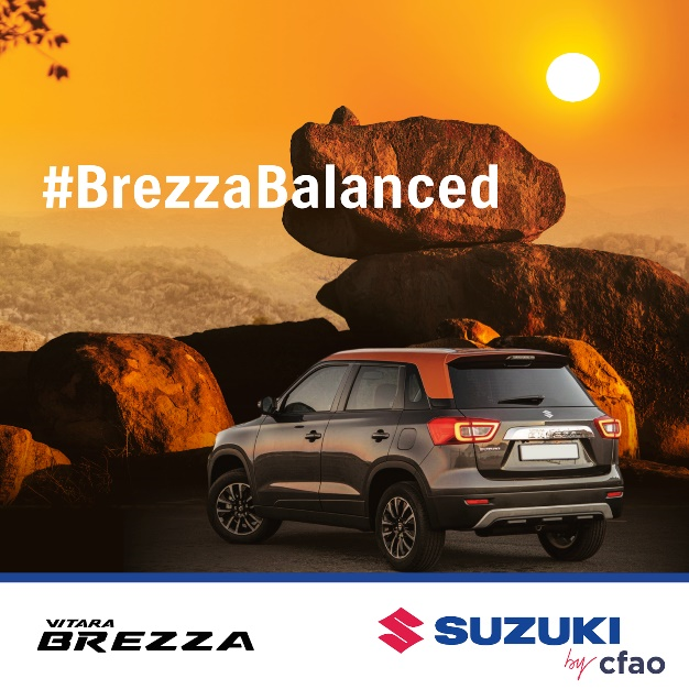 Suzukibycfaozw's tweet photo. Weekend Plans become weekend cans with the Suzuki Vitara Brezza. It’s the ultimate companion to go on adventures with.
What’s the first adventure you would take with your Vitara Brezza? 

#SUZUKIbycfao #CFAOMotorsZimbabwe #Suzuki #Zimbabwe #VitaraBrezza #BrezzaBalanced #Adventure https://t.co/ilePvaP3n5