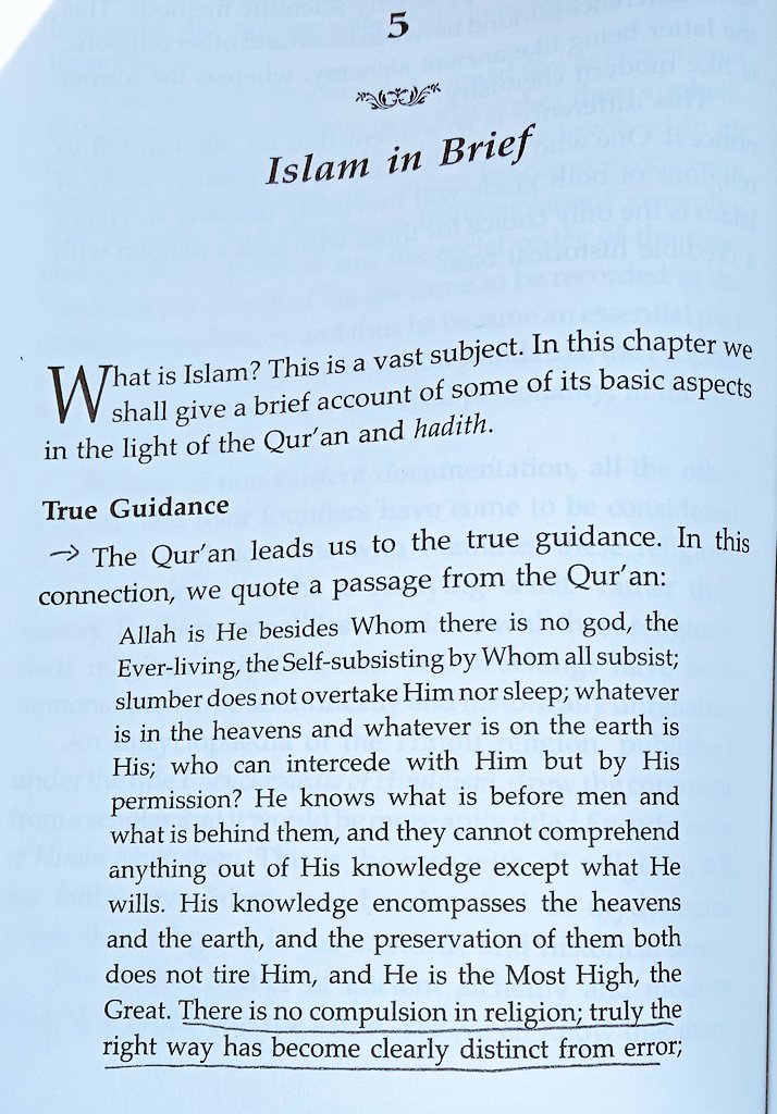 readingum's tweet photo. ...There is no compulsion in religion;truly the right way has become clearly distinct from error; therefore, whoever disbelieves in Satan&amp; believes in God,shall indeed lay hold of the firmest handle,which shall not break off. God is All-Hearing &amp; all-knowing...
#IslamRediscovered https://t.co/0kMfzsb9dD