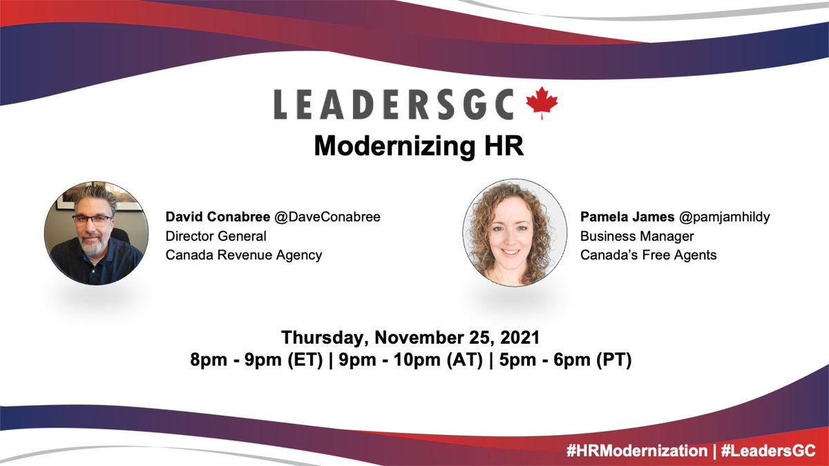 This Thursday, join the #LeadersGC community to discuss 'Modernizing HR.' We will be joined by two special guests: <a href="/DaveConabree/">Dave Conabree</a> and @Pamjamhildy!

#HRModernization #LeadersGC