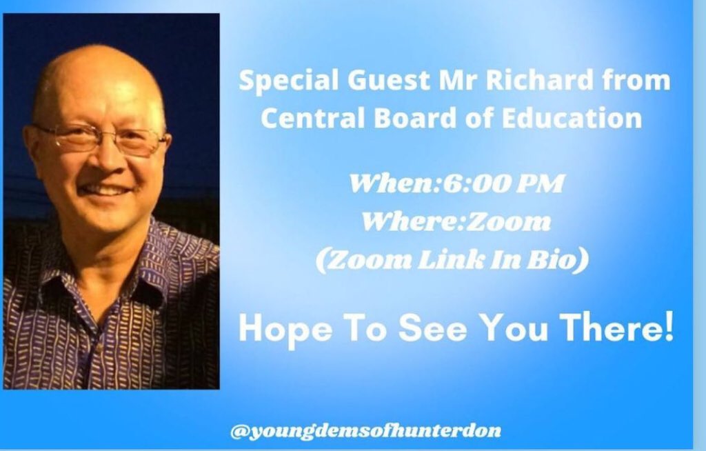 YoungDems_HCYD's tweet photo. Join us for lively discussion with our guest speaker from HCRHS BOE..TONIGHT Nov 23 at 6PM https://t.co/U4IKZK7yH3