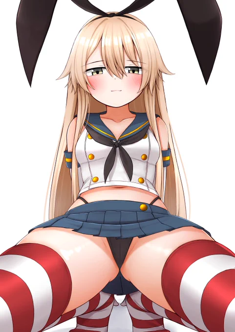 島風「そんなに見たいですかー?」 