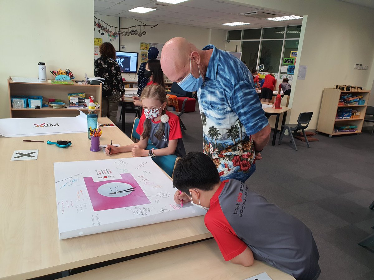 Millyphysed's tweet photo. What a great start to our PYPX this year. The launch promoted great thought and discussion! #pypexhibition #igbinternationalschool #studentvoice https://t.co/T8WYmhjfm2