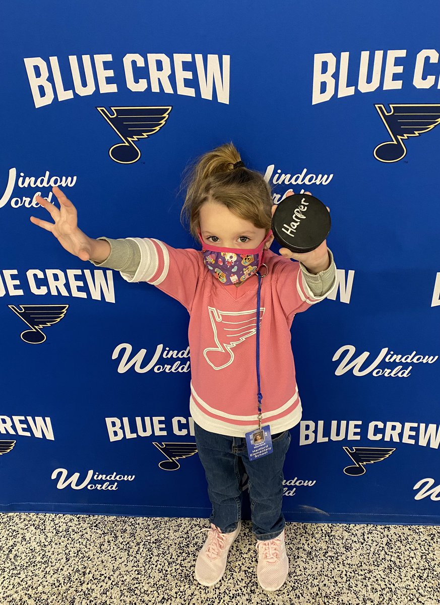 craigerwo19's tweet photo. Thank you @StLouisBlues for making Harper’s first Blues game special &amp; honoring @bwomack88 and others fighting cancer !! It was a special night! https://t.co/rHdjM9meVU