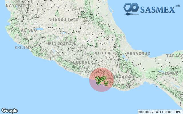 SASMEX's tweet photo. #Sasmex al momento: posible zona epicentral, #TenemosSismo más información en https://t.co/0wBTFo7hiU @Sasmex https://t.co/Ku85ZuxAKY