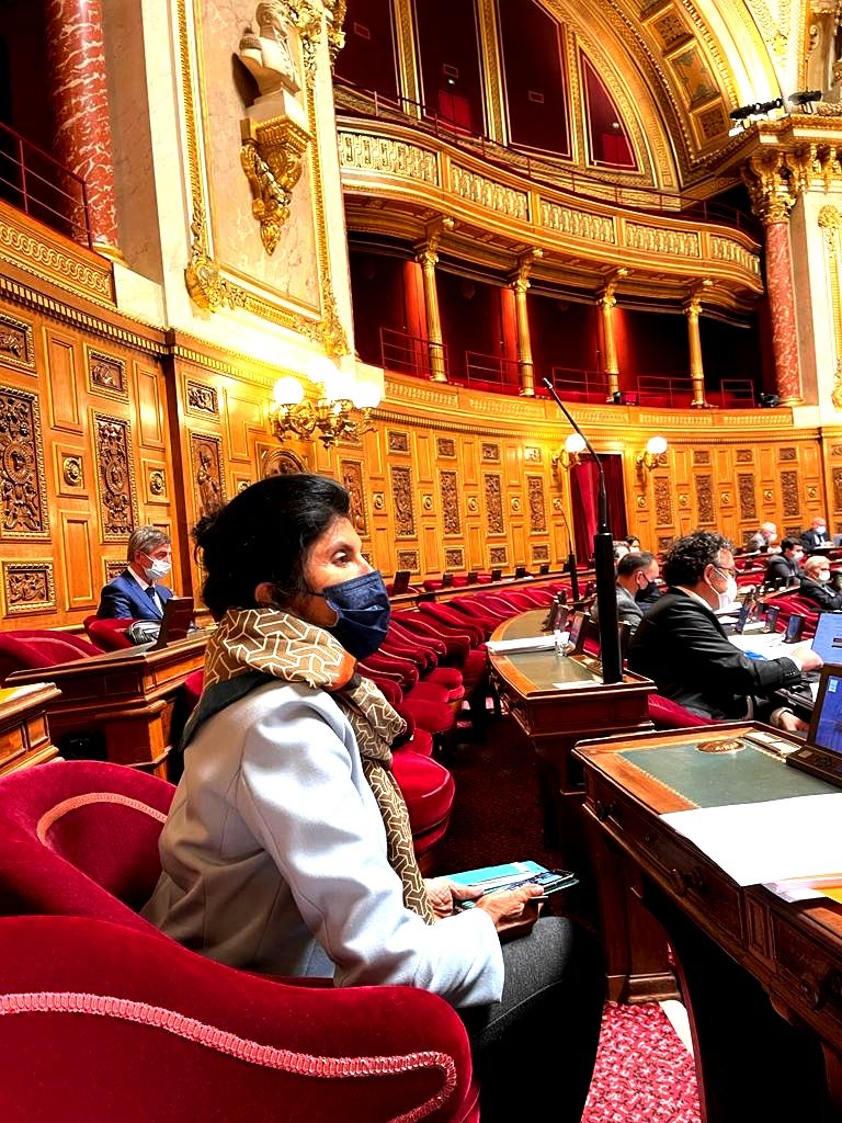 NassimahDindar's tweet photo. #CATDD
Séance de nuit sur l'examen du rapport pour avis sur les crédits relatifs à la recherche dans les domaines de l'énergie, du développement et de de la mobilité durables.
#PJLF projet de loi de finances pour 2022 (M. Frédéric Marchand, rapporteur pour avis)
@UC_Senat @Senat https://t.co/mHnUSguzhd