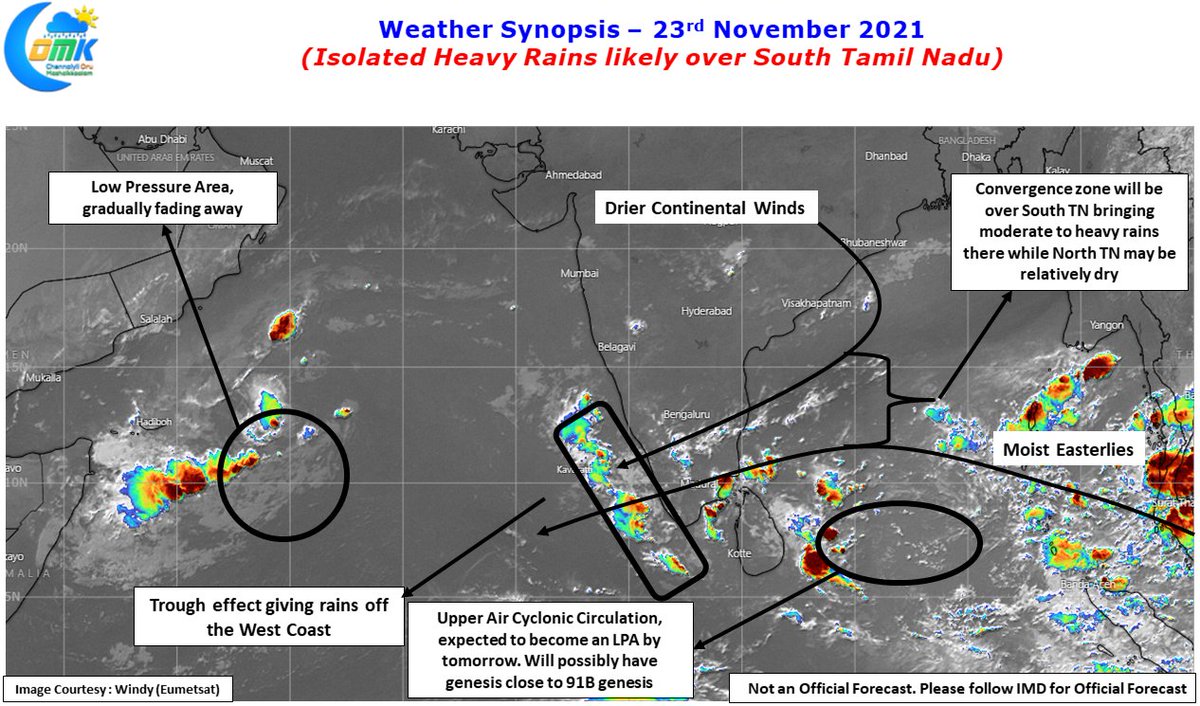 Chennai Rains (COMK) tweet media