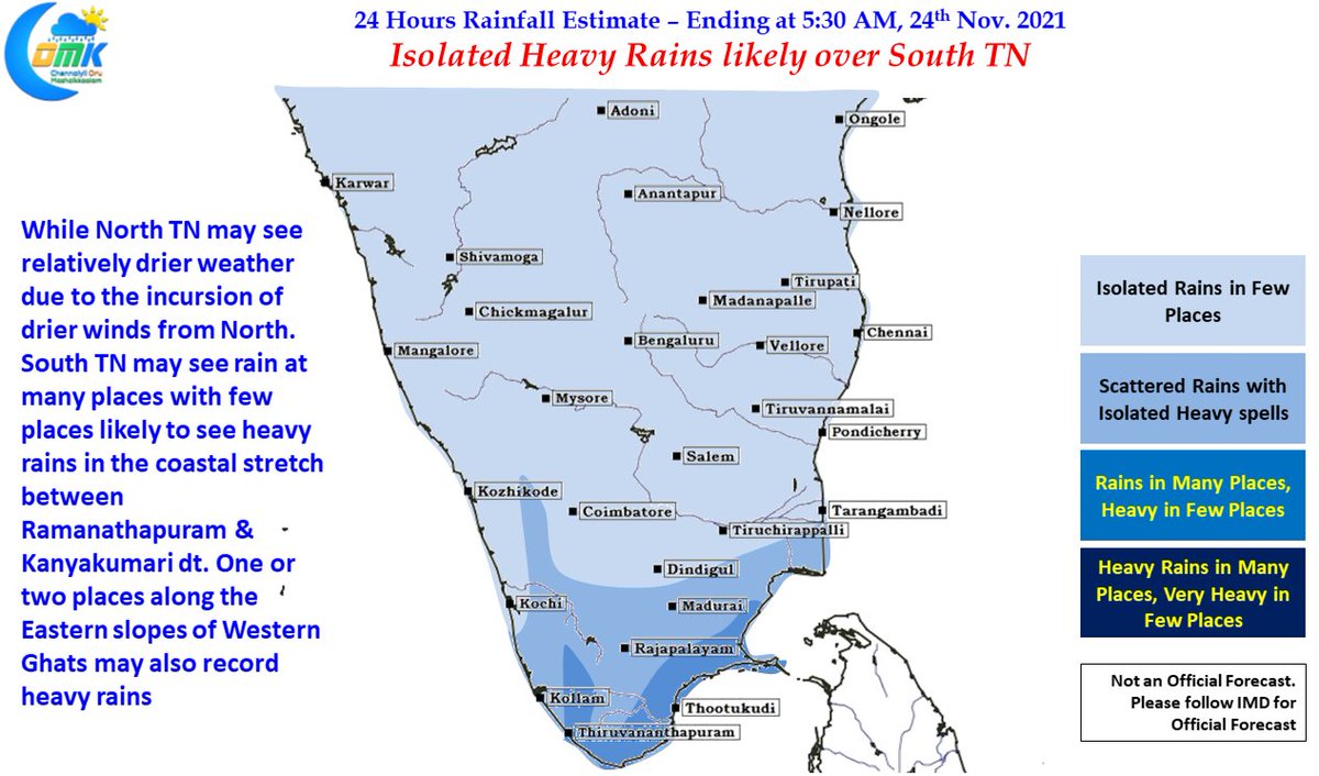 Chennai Rains (COMK) tweet media