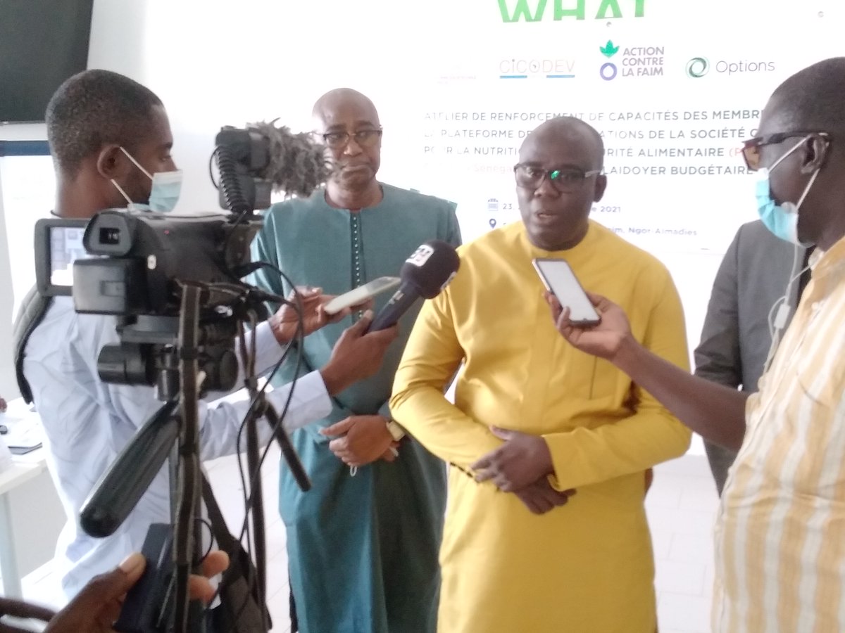 La Plateforme <a href="/OSC_SUN_SENEGAL/">plateform sc sun sn</a> en partenariat avec CICODEV-Afrique, organise une session de renforcement de capacités de la société civile sur la réforme budget programme, processus budgétaire, approche et outils de suivi et plaidoyer dans le secteur #santé et #nutrition.