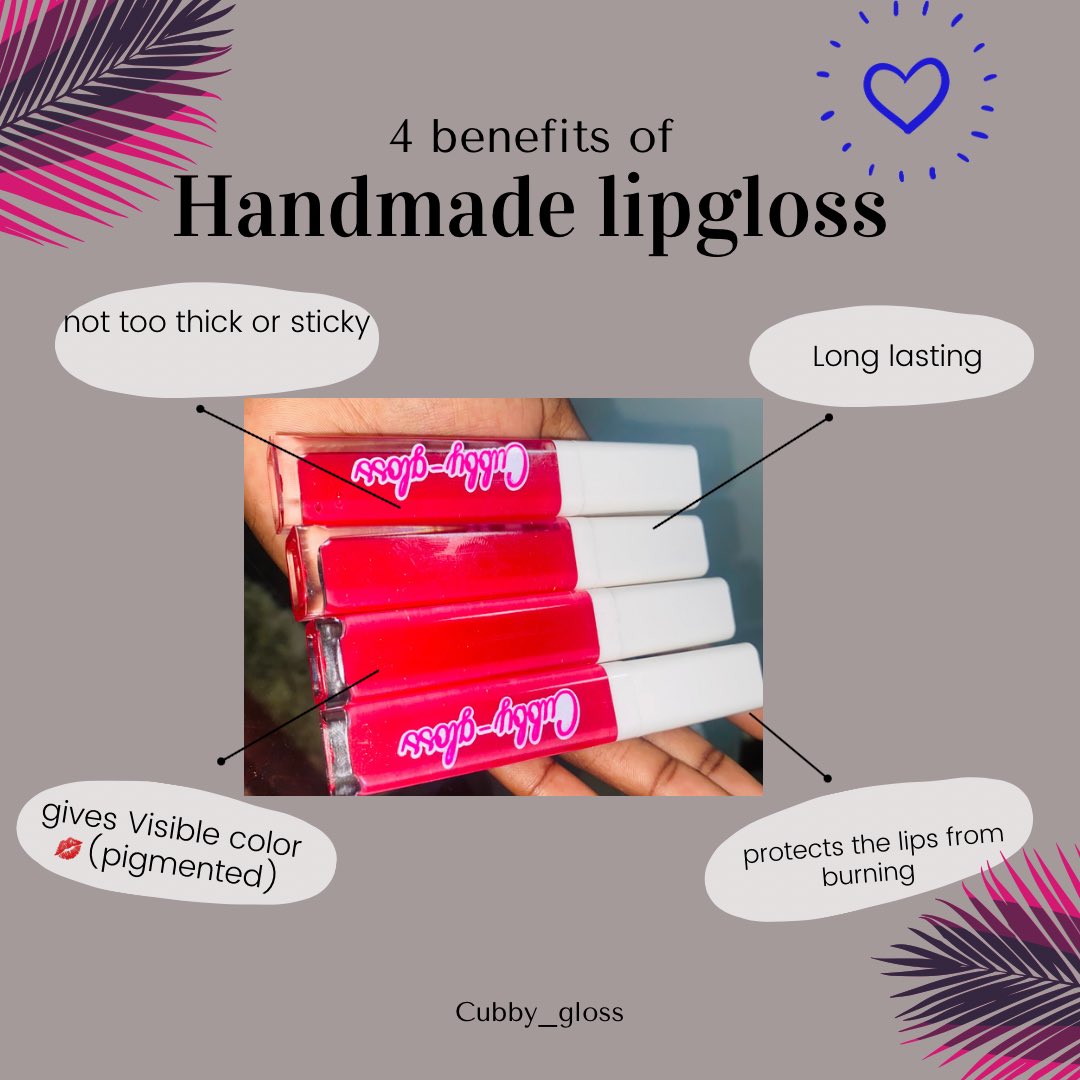Cubby_gloss's tweet photo. #lipgloss #viral #crueltyfree #vegan #lipglossvendor #handmadelipgloss https://t.co/GwrylHJeFw