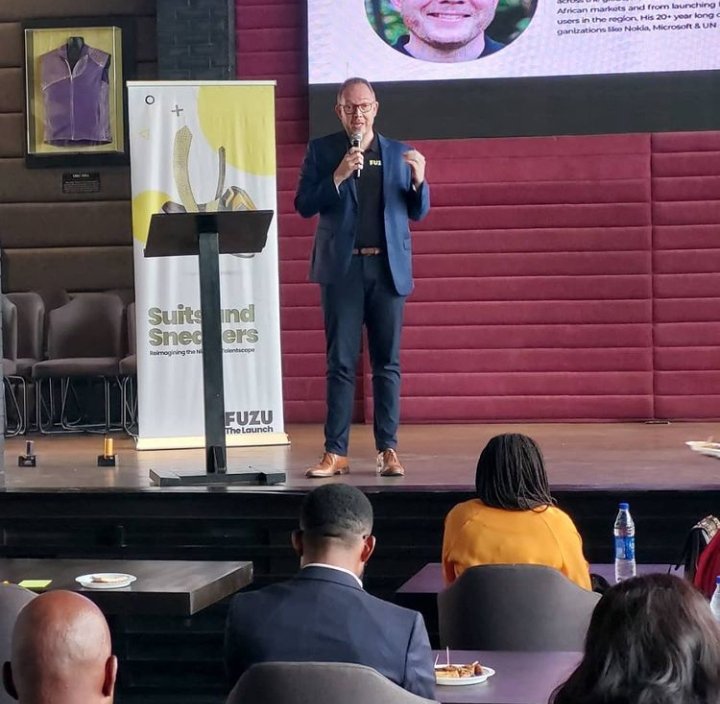 Our CEO, Jussi Hinkkanen giving his address at the Fuzu Nigeria launch

<a href="/InsteadOfWhatIf/">Jussi Hinkkanen</a>
#SuitsAndSneakers #FuzuDisrupts #FuzuLaunchNigeria #FuzuNigeria #fuzuway #NaijaAtide