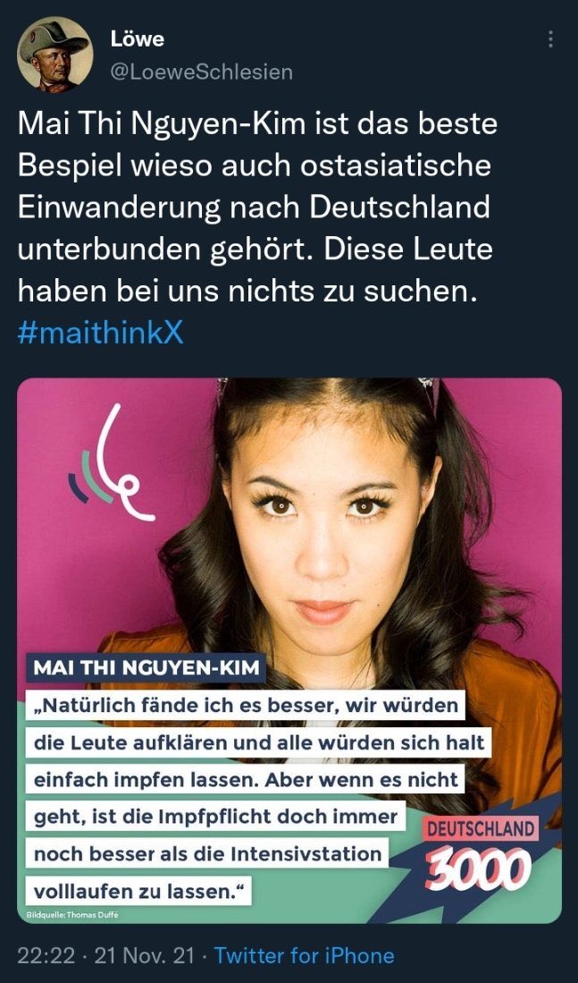 Finde, dass Rassisten in Deutschland nichts zu suchen haben.