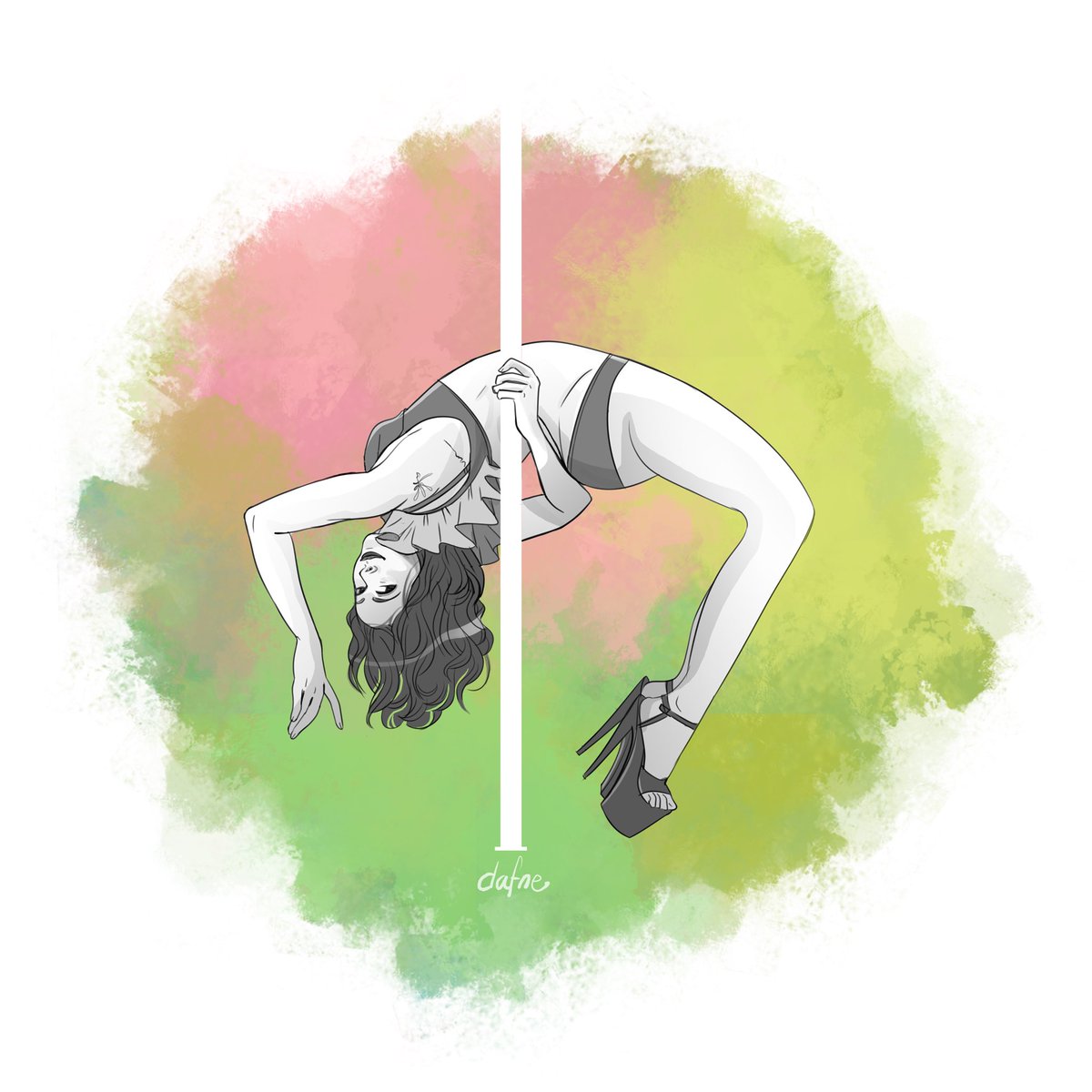 pole_nft's tweet photo. Two new drops today ! Figuring one of my favorite #poletrick the #pdjadesplit ! Will be listed soon on https://t.co/ORidkasQr4 ! #NFTartists #nftart #poledance https://t.co/SmeLzbPqJO