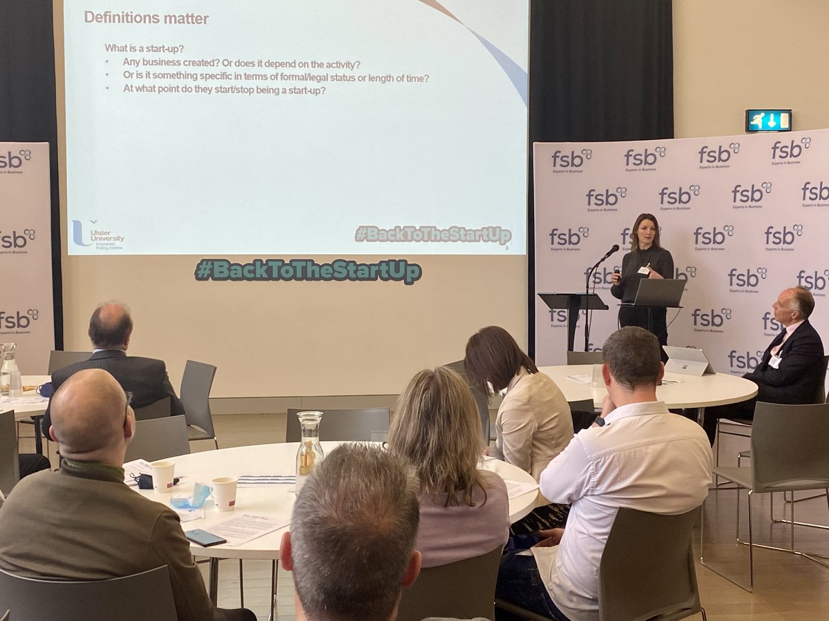 FSB_NI's tweet photo. .@Karenbonner88 sets out concern around movement from self-employment to employment during the pandemic, which has not yet recovered.
#BackToTheStartUp https://t.co/tsSvt5MsHB