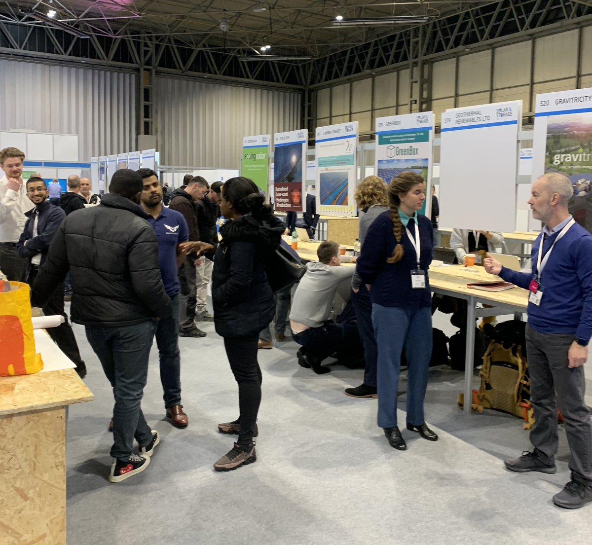 SolarStorageUK's tweet photo. Great to see our start up zone looking busy - so many great companies to meet there! Head over #solarstoragelive https://t.co/tYVakrSH2m