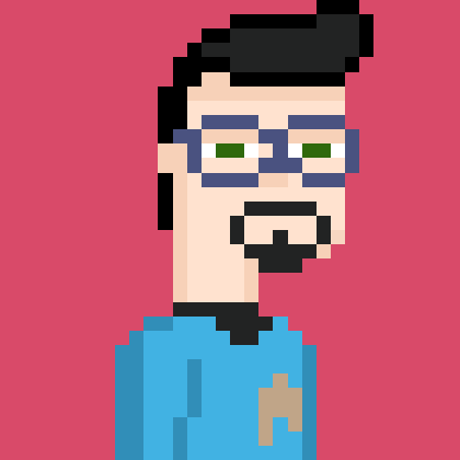 Neekz_NFT's tweet photo. Neek 41 looks like a big Trekkie, but he's actually more of a Star Wars guy. Why the Star Trek uniform then? His Jedi robes were at the cleaners and he had a hot date. So yeah...

#nft #nfts #nftartist #nftcollector #nftcollectible #startrek #nftartgallery #nftartcollector https://t.co/MU6ei1pNQl