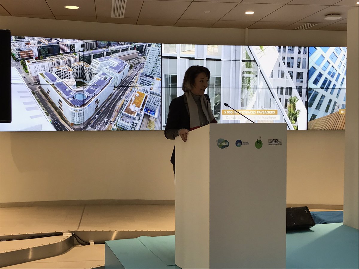 [#Inauguration] « Nous sommes très heureux d’être ici parmi vous, 8 mois après avoir symboliquement remis les clés du nouveau siège de Technip Energies à Arnaud Piéton », Emmanuelle Baboulin, membre du Comex #Icade en charge du Pôle Foncière Tertiaire