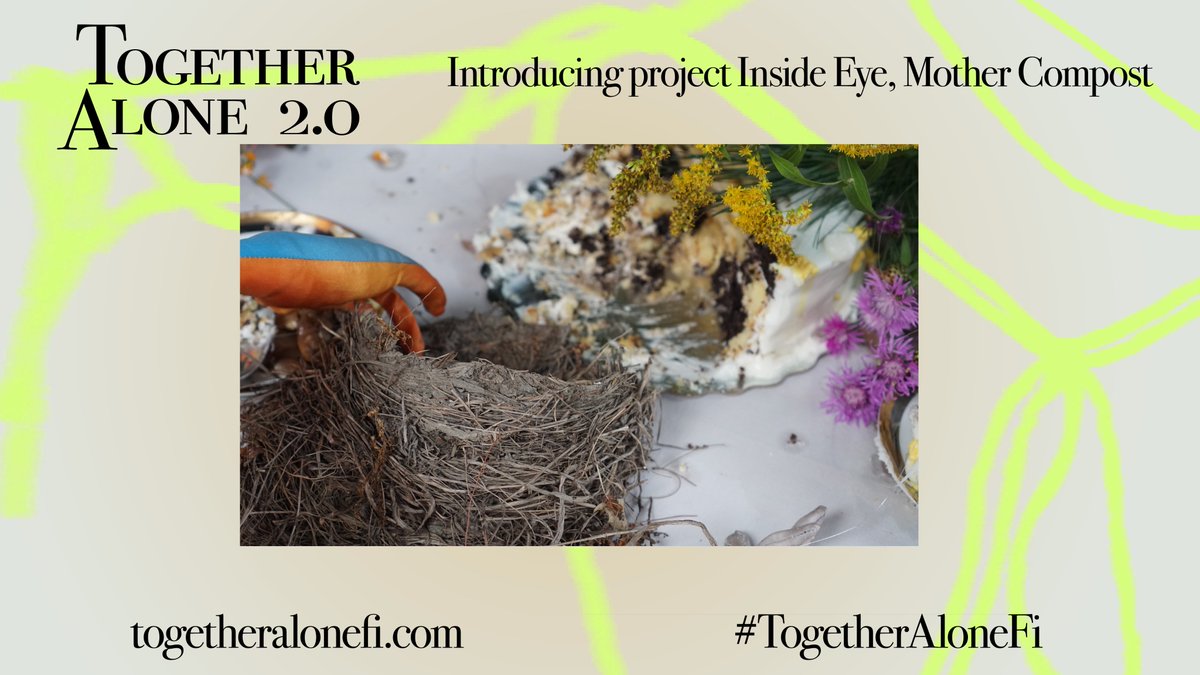 Inside Eye, Mother Compost is an online and in person exhibition by artists Anni Puolakka and Ellie Hunter hosted by the art space Cordova in Barcelona. It is commissioned by Together Alone 2.0 – follow #TogetherAloneFI and togetheralonefi.com to read more! <a href="/instituutit/">Suomen kulttuuri- ja tiedeinstituutit ry</a>