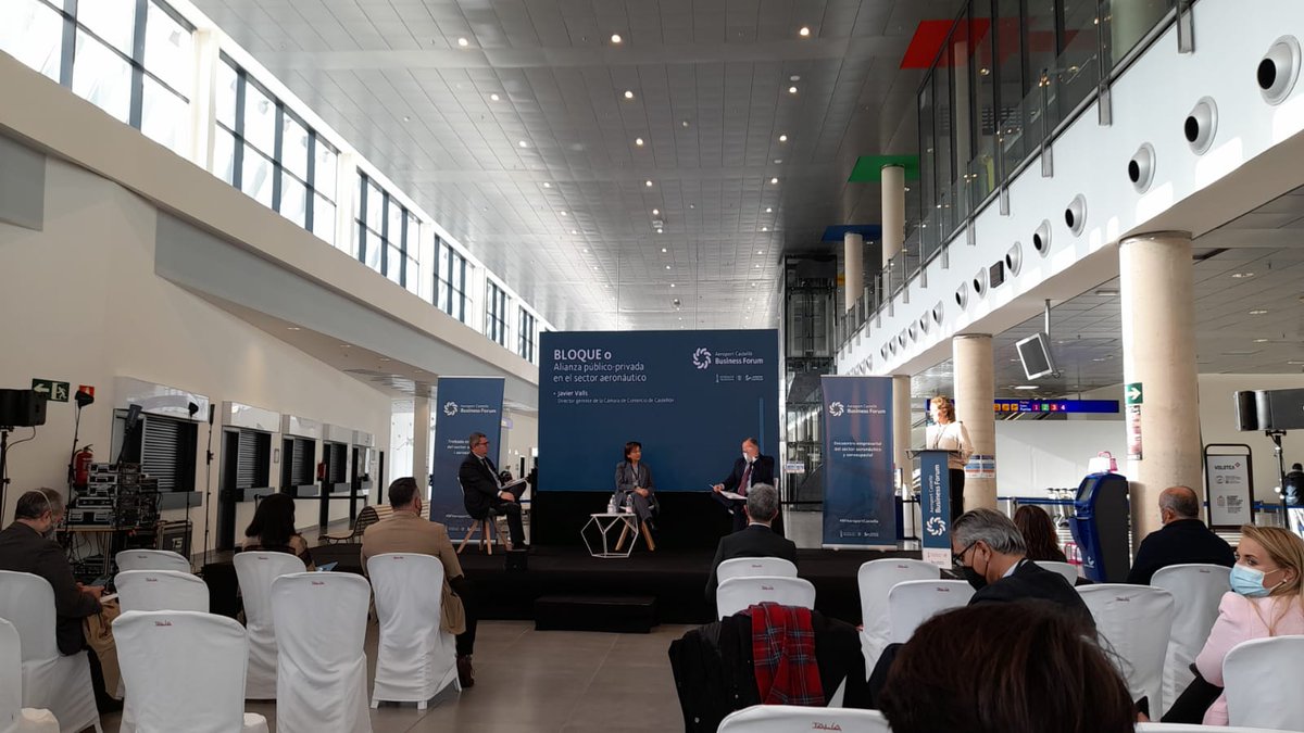 nutai_com's tweet photo. ✈️🚗Desde Nutai estamos presentes en el #BusinessForum organizado por el @CDTairport.

Con la participación de grandes empresas del sector, discutiremos, entre otras cosas, que puede ofrecer la automoción al sector aeronáutico. https://t.co/HHMuwwgpgL