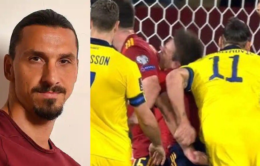 elchiringuitotv's tweet photo. 🇪🇸-🇸🇪 @Ibra_official, sobre su agresión a @CesarAzpi:

😳 "Lo hice a propósito. Hizo una tontería con uno de mis jugadores y lo hice para que entendiera que eso no se hace. No tiene huevos para hacerlo contra mí".

Vía 'The Guardian' https://t.co/2MKE9dzjWW