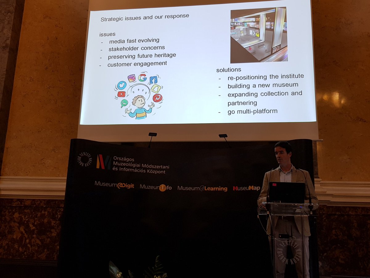 FaimpAvicom's tweet photo. #DigitalPioners in @MuseumDigit Sarah Kenderdine @EPFL_en #ExperimentalMuseology Martijn Laar @BeeldenGeluid Strategic transformation & storytelling and Denise Schipper & Sarah Van Kerkvoorde Emotion design in exhibitions in @NMOQatar @mauritshuis #MuseumDigit https://t.co/nkMxySMhjJ