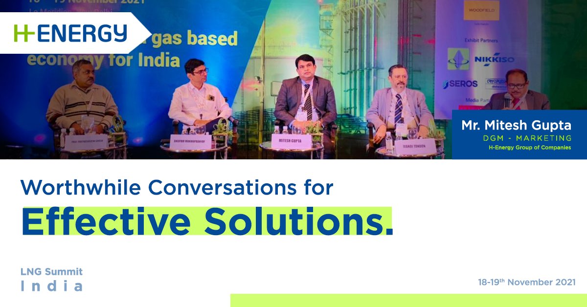 HEnergyGroup's tweet photo. Last week we had the opportunity to talk about the commercial viability of LNG, its impact on consumers and the readiness of several sectors in its acceptance in India.
#HEnergy #FuelingTheNation #LNG #LNGIndia #Event #LNGSummit #India https://t.co/V29j4pEkmx