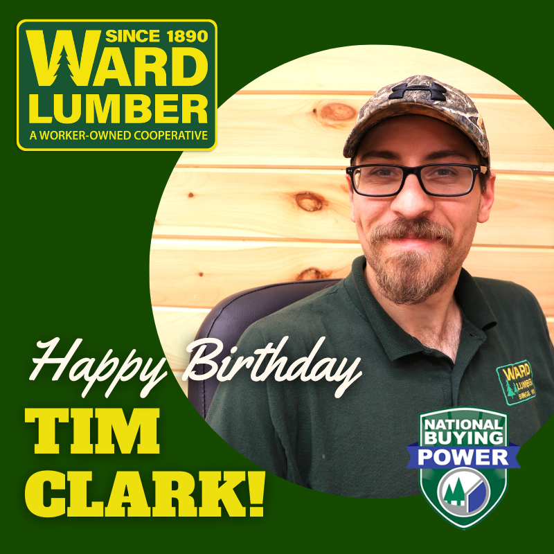  Happy, Happy Birthday to our own Tim Clark!!   