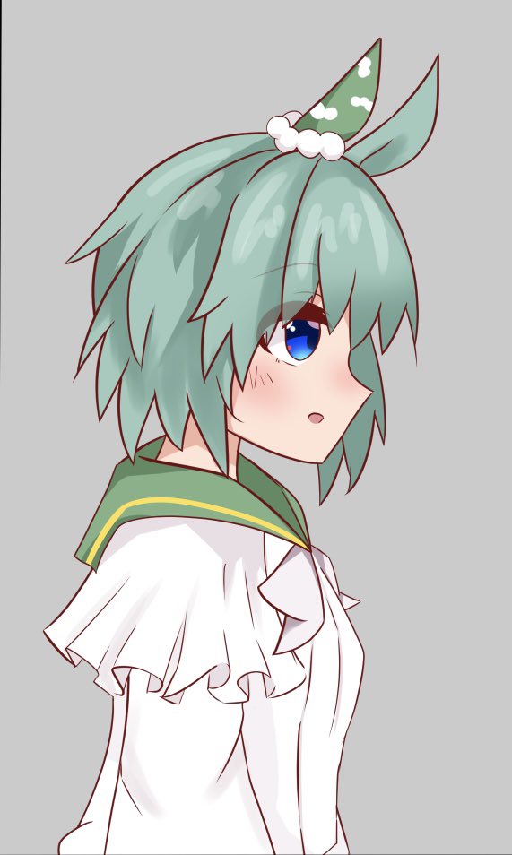 せいちゃ横顔れんしゅ アニメ塗りというか1 2色で塗るの慣れてきた あかとき のイラスト