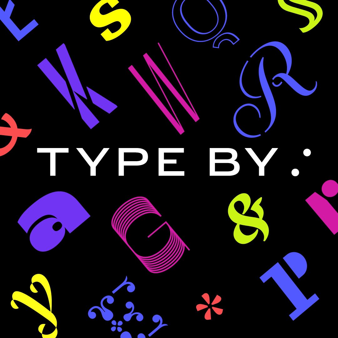 TYPE BY tweet media