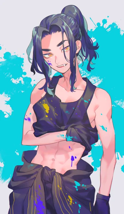 腹チラ 