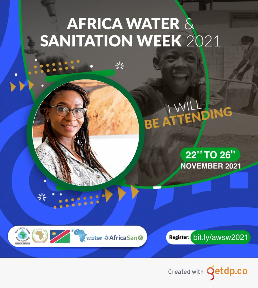 NiyelCampaigns's tweet image. Our very own Laetitia Badolo is attending the Africa Water Sanitation Week 2021 conference! How about you?  

Register here: bit.ly/3qPoD6q  and come share knowledge on water, sanitation and hygiene towards achievement of the SDG 6 in Africa. 

#AWWeek
#AfricaWaterWeek