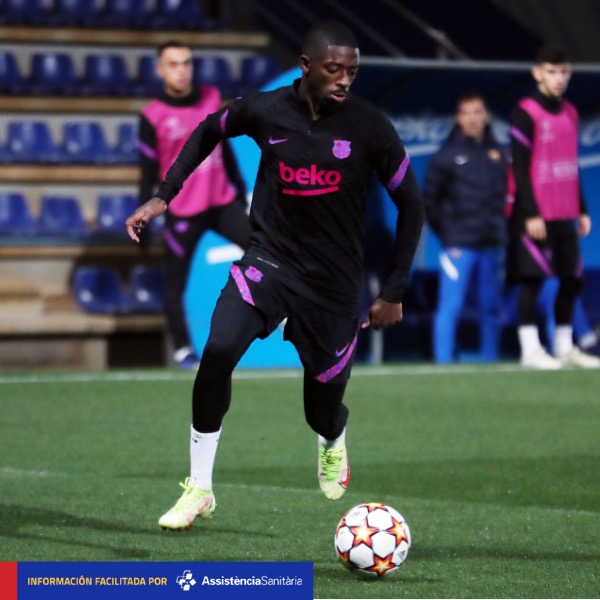 FCBarcelona_es's tweet photo. ‼ ÚLTIMA HORA

Los jugadores del primer equipo Dest y O. Dembélé reciben el alta médica y están disponibles para #BarçaBenfica https://t.co/CJUe1PY4rX