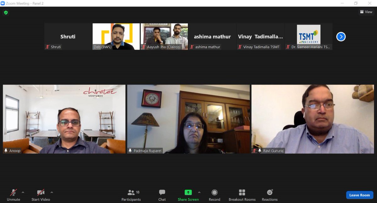 Thank you <a href="/padmajaian/">padmaja ruparel</a>, <a href="/ravigururaj/">Ravi Gururaj</a> and <a href="/anoopnmenon/">Anoop</a> for joining us today. Final presentations to the jury underway at the #TechForGood Awards - Powered by <a href="/CGI_Global/">CGI Global</a>  

#social #innovation #socinn #tech #technology #socialenterprise #innovators