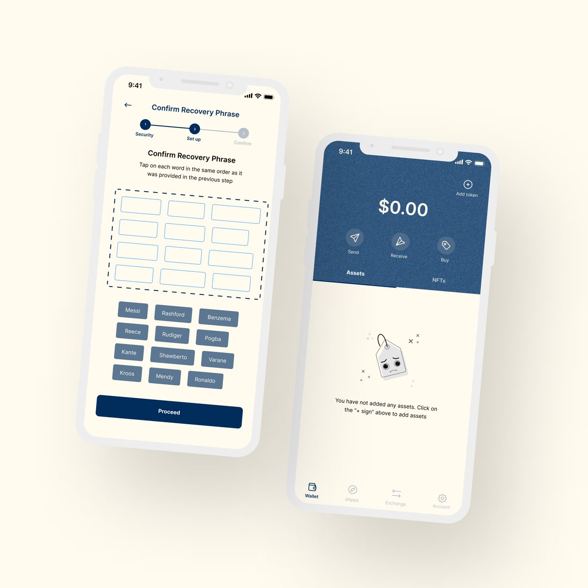 Muwaffaaq's tweet photo. Hello guys 👋
I designed a cryptocurrency mobile wallet app where users can store , buy, send and receive crypto assets. You can check out the complete design here  https://t.co/wbO2IDW9bO https://t.co/1TqrO7D0zZ